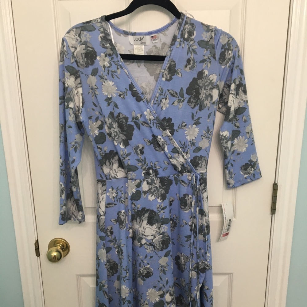 Reduced!! Parisian blue dress (M) by Jody